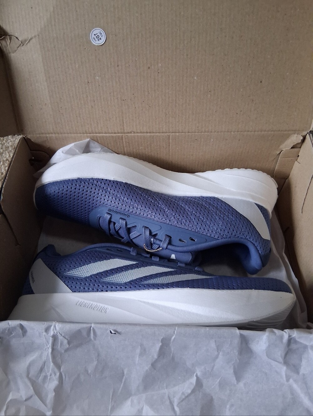 Adidas Duramo SL W Running Shoes Womens Sz 8 Blue Sneaker IF7876 New In Box
